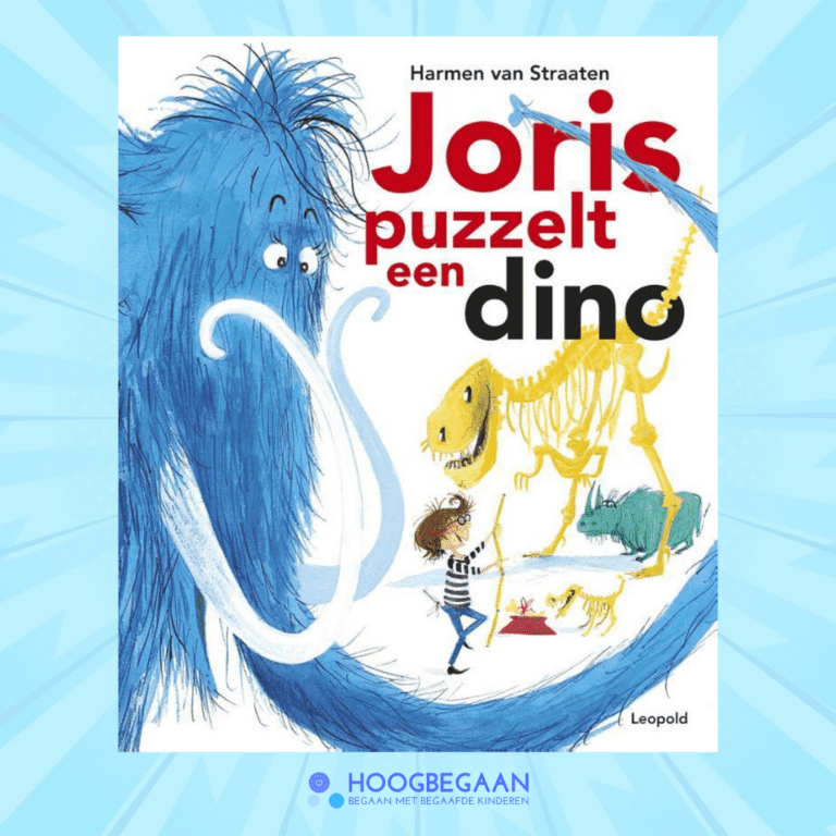 Joris puzzelt een dino